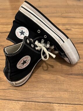 Converse Black and White High Top Sneakers